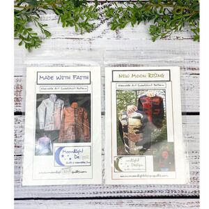 Vintage Moonlight Design Wearable Art Design Sweatshirt Pattern Set